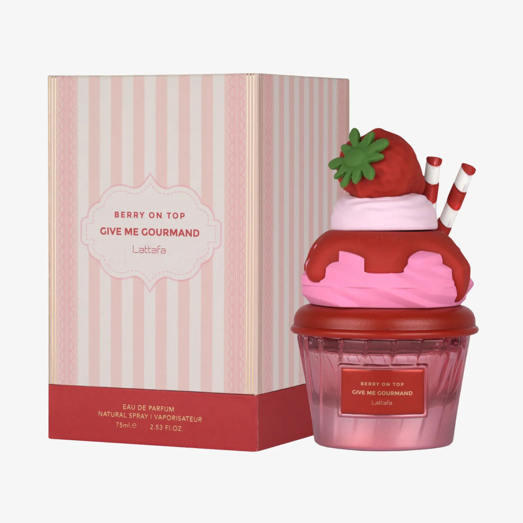 LATTAFA GIVE ME GOURMAND BERRY ON TOP EDP 2.53 OZ /75 ML