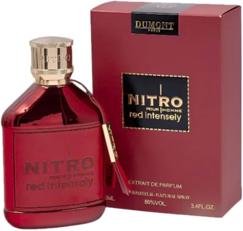 DUMONT NITRO RED INTENESELY POUR HOMME EXTRAIT DE PARFUM 3.4 OZ /100 ML